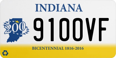 IN license plate 910OVF