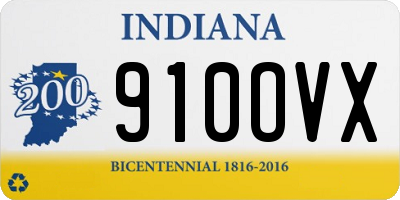 IN license plate 910OVX