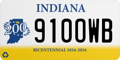 IN license plate 910OWB