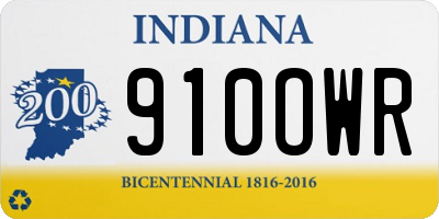 IN license plate 910OWR