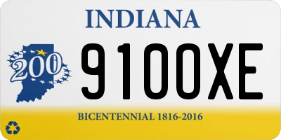 IN license plate 910OXE
