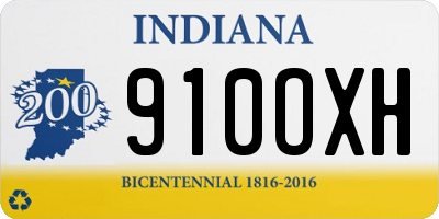 IN license plate 910OXH