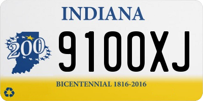IN license plate 910OXJ