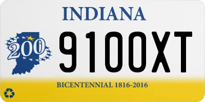 IN license plate 910OXT