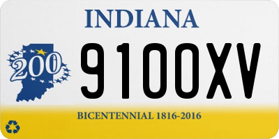 IN license plate 910OXV