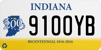 IN license plate 910OYB