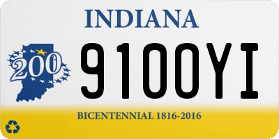 IN license plate 910OYI