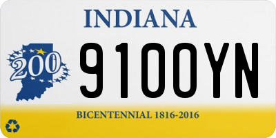 IN license plate 910OYN