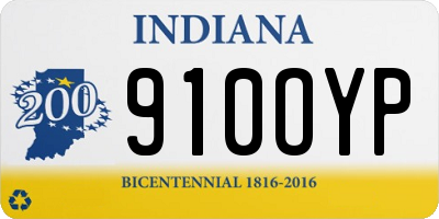 IN license plate 910OYP