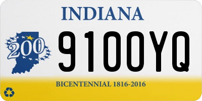 IN license plate 910OYQ