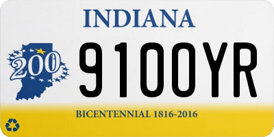 IN license plate 910OYR