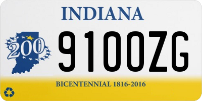 IN license plate 910OZG