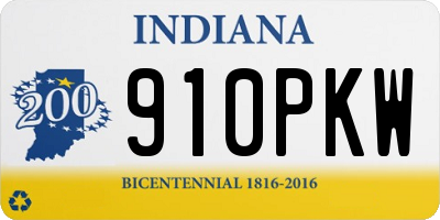 IN license plate 910PKW