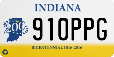 IN license plate 910PPG