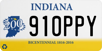 IN license plate 910PPY