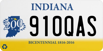 IN license plate 910QAS