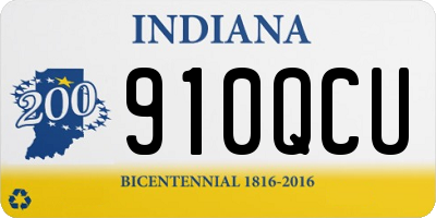 IN license plate 910QCU