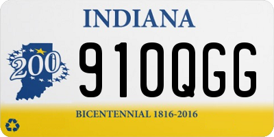 IN license plate 910QGG