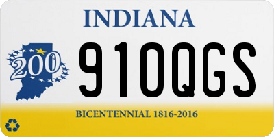 IN license plate 910QGS