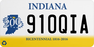IN license plate 910QIA