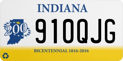 IN license plate 910QJG