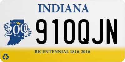IN license plate 910QJN