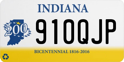 IN license plate 910QJP
