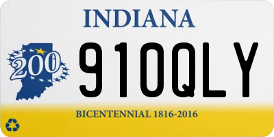 IN license plate 910QLY
