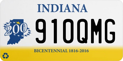 IN license plate 910QMG