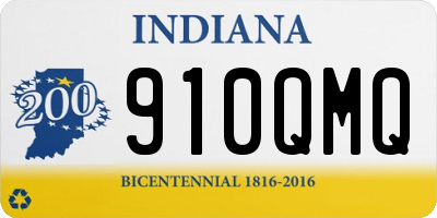 IN license plate 910QMQ