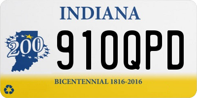 IN license plate 910QPD