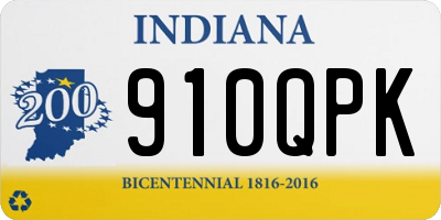 IN license plate 910QPK