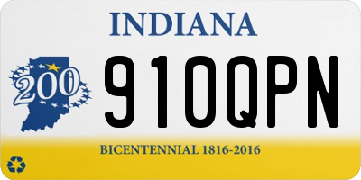 IN license plate 910QPN