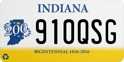 IN license plate 910QSG