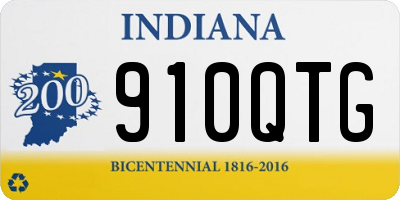 IN license plate 910QTG