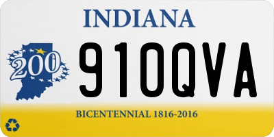 IN license plate 910QVA