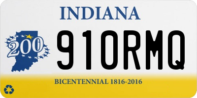 IN license plate 910RMQ