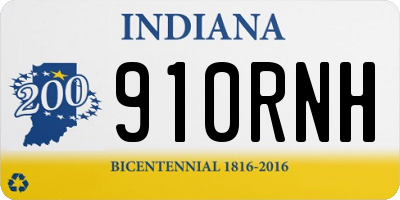 IN license plate 910RNH