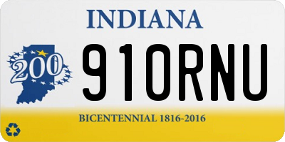 IN license plate 910RNU