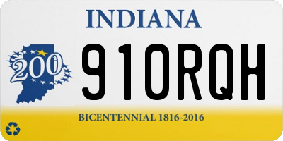 IN license plate 910RQH
