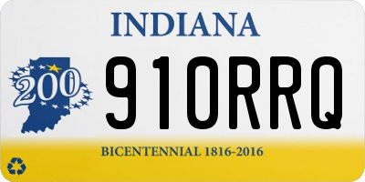IN license plate 910RRQ
