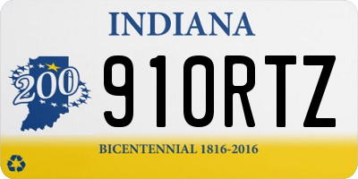 IN license plate 910RTZ