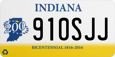 IN license plate 910SJJ