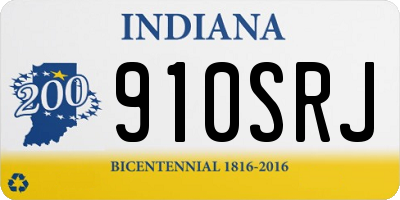 IN license plate 910SRJ