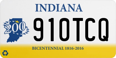 IN license plate 910TCQ