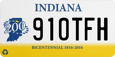 IN license plate 910TFH