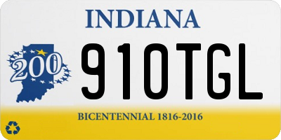 IN license plate 910TGL