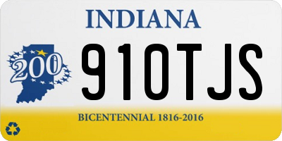 IN license plate 910TJS