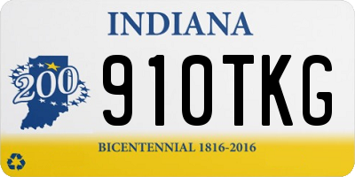 IN license plate 910TKG
