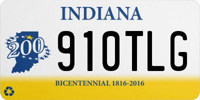 IN license plate 910TLG